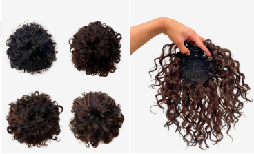 Curly Hair Clip-in Bun